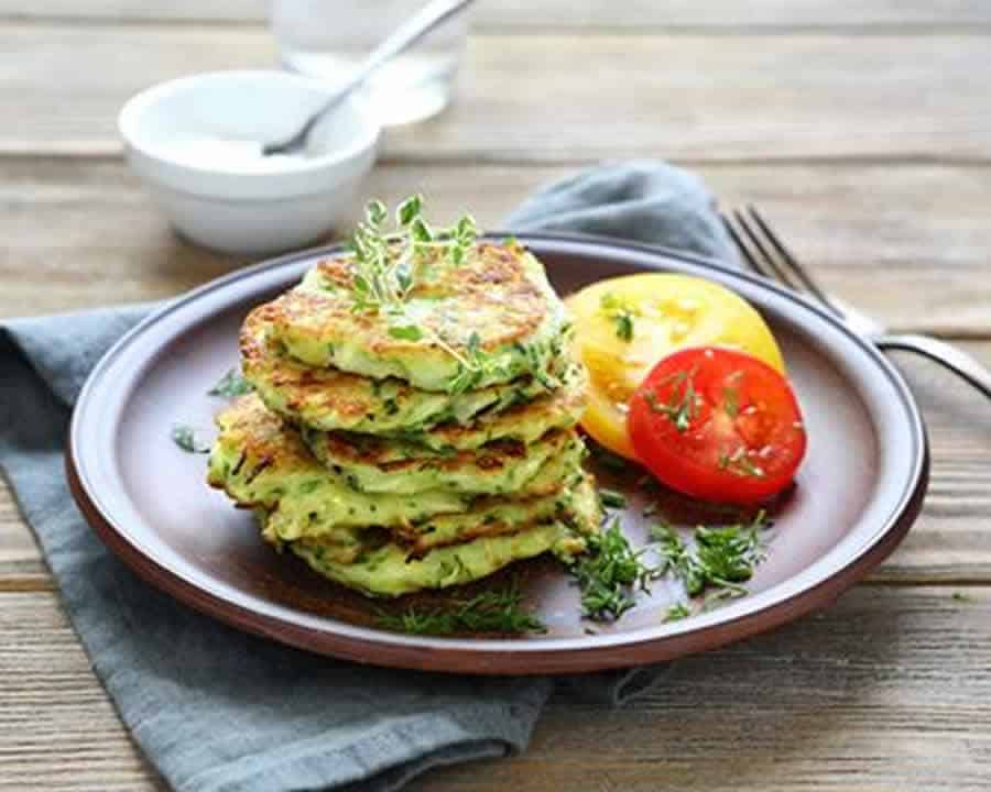 Blinis de courgette au Thermomix