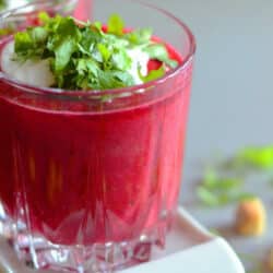 Gaspacho de betterave au Thermomix