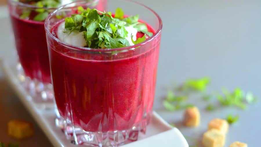 Gaspacho de betterave au Thermomix