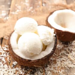 Glace à la noix de coco au Thermomix