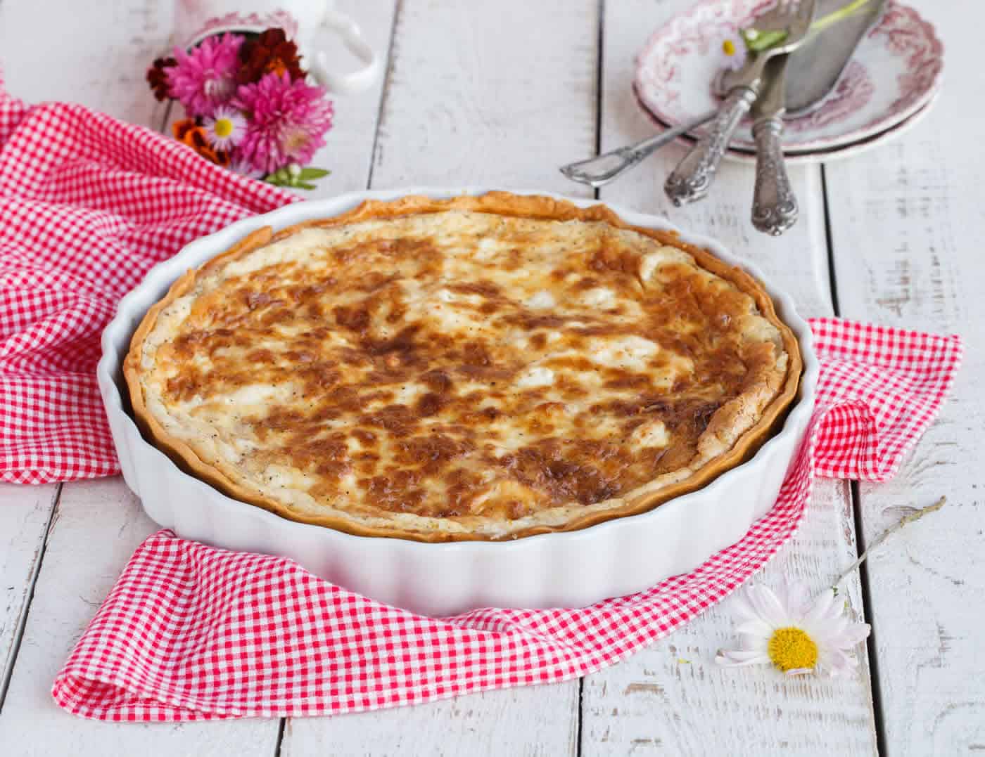 Quiche au fromage frais et saumon fumé au Thermomix