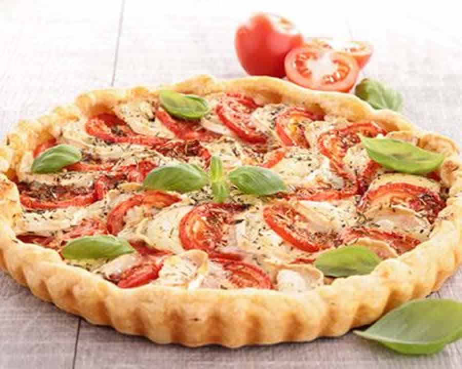 Quiche aux tomates et fromage de chèvre au Thermomix