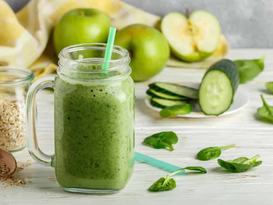 Smoothie Detox concombre et pomme au Thermomix