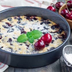 Clafoutis aux cerises au Thermomix