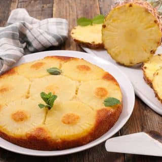 Gâteau Léger à l’ananas et fromage frais, délicieux et savoureux