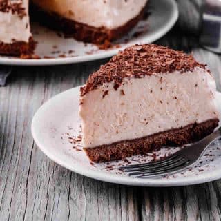 Gâteau au fromage et au chocolat sans cuisson