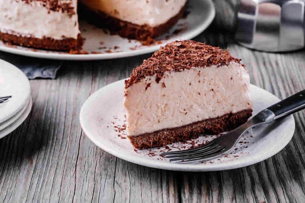 Gâteau au fromage et au chocolat sans cuisson