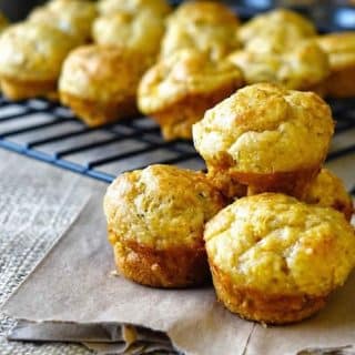 Muffins au chèvre frais et à la menthe au Thermomix