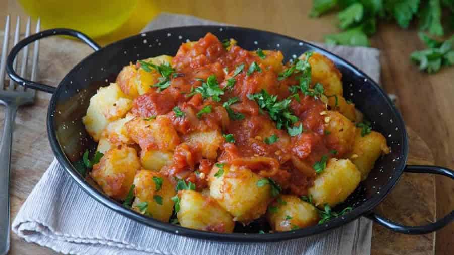 Délicieuses Pommes de terre à l’espagnole au Thermomix