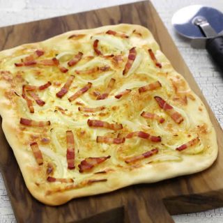 Tarte flambée alsacienne au Thermomix