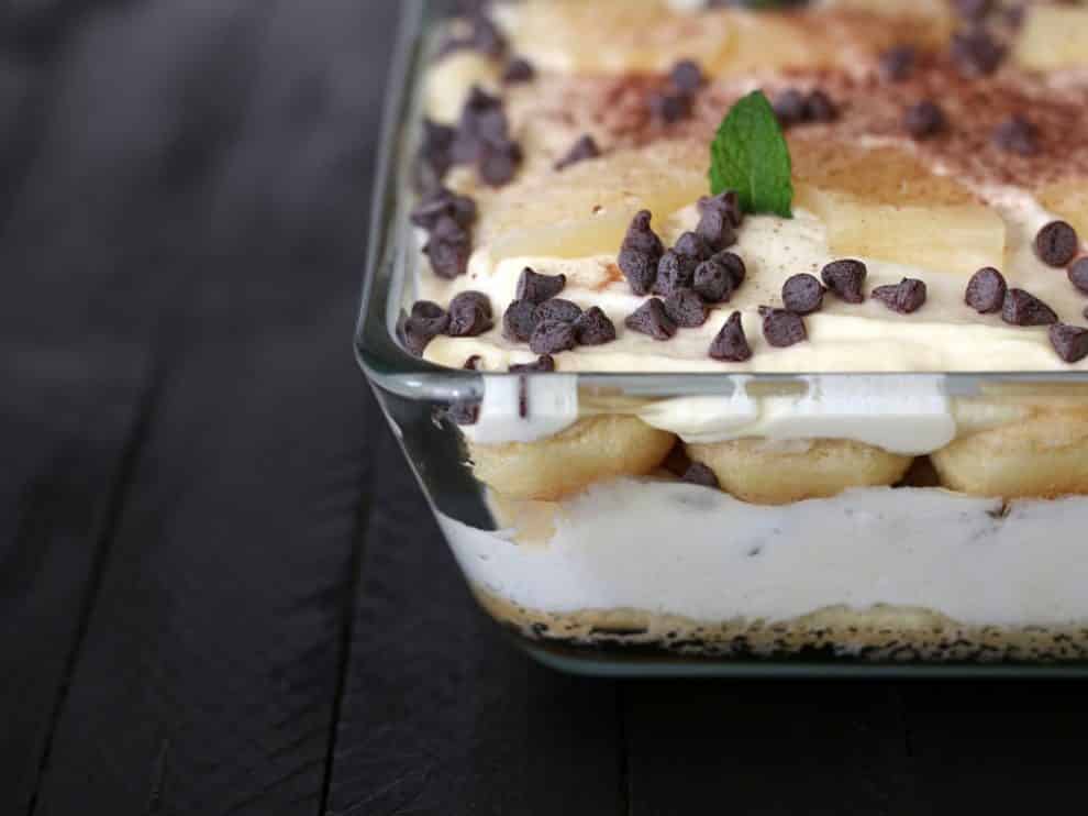 Tiramisu à l’ananas sans oeufs, un dessert irrésistible et sans cuisson