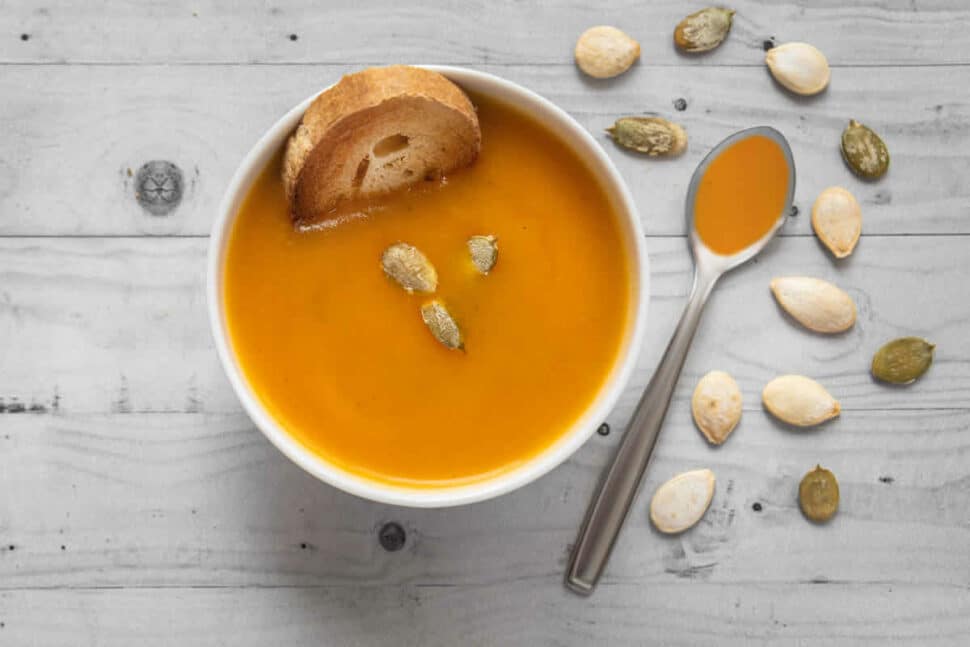 Velouté de potiron et curry au Thermomix : Gourmand et originale !