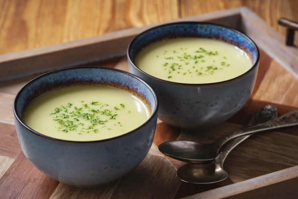 Velouté de pommes de terre et poireaux au Thermomix: Un repas léger et sain